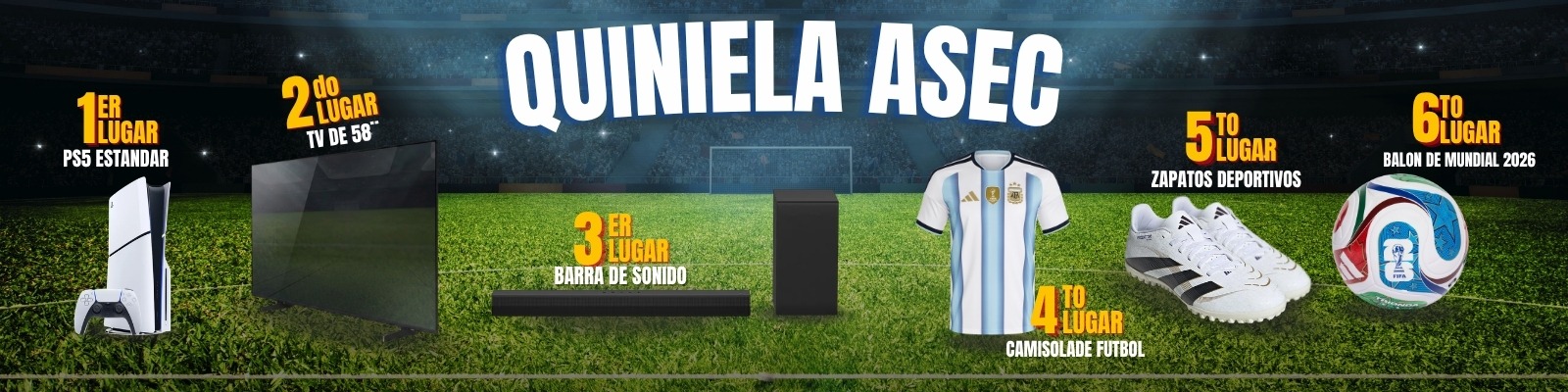 Premios Quiniela ASEC 2026